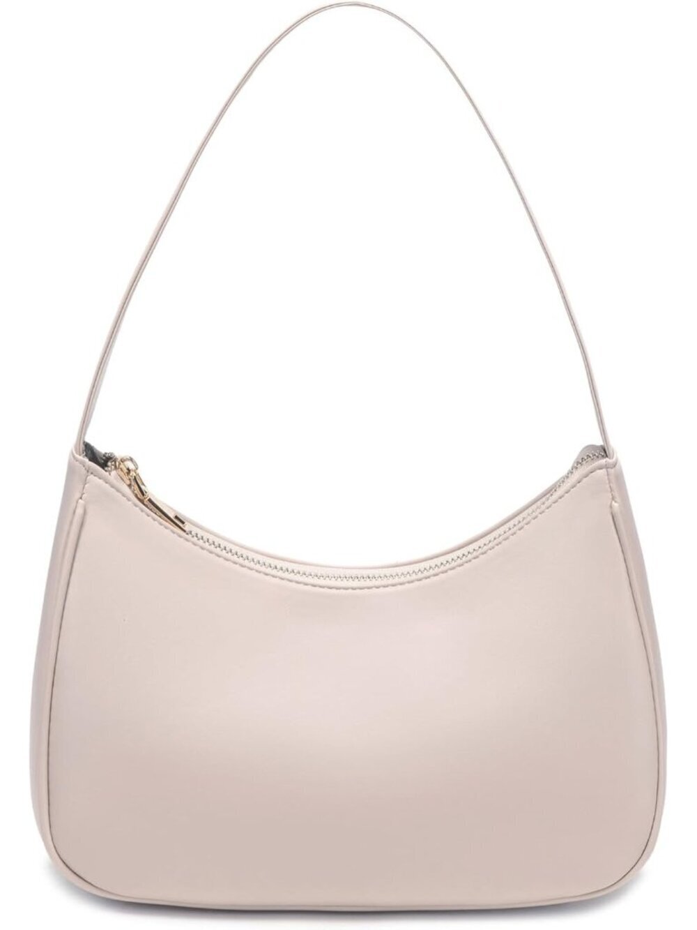 Women Nude Shoulder Tote Bag Cute Hobo Mini Clutch Zipper Bag